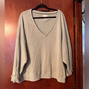 American Eagle Outfitters Textured Knit Sweatshirt